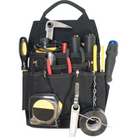 Porte-outils professionnels pour &eacute;lectricien, Porte-outil multiple, Polyester, 11 Poches - Kuny's EL-5505