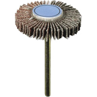 M&egrave;che de ponçage &agrave; roue &agrave; lamelles 3/16" - grain 120 - Dremel 505