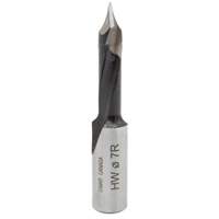Forets pour trou de passage &agrave; pointes au carbure, Diam&egrave;tre de 7 mm - Dimar VP-7-58RS