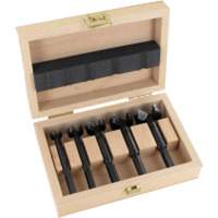 Bormax Forstner Bit Kits in a Wooden Box, 7 Pieces, Steel - Dimar BORMAX-7