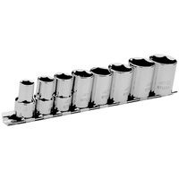 Jeu de douilles SAE, 8 Mcx, Prise de 3/8" - JET 601219
