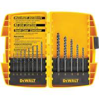 Black & Gold Drill Bit Set, 13 Pieces, High Speed Steel - DEWALT DW1163