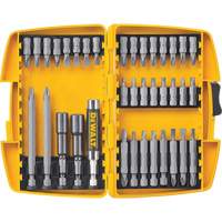 Screwdriver Set with ToughCase&reg;+ System Case, 37 Pcs., Nutsetter/Phillips/Slotted/Square - DEWALT DW2173