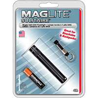 Solitaire&reg; Flashlights, Incandescent, 2 Lumens, AAA Batteries - Maglite K3A016