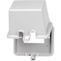 Couvercle Decora/DDFT extra profond r&eacute;sistant aux intemp&eacute;ries - Leviton 5997-DGY