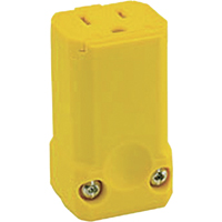 Commercial Grade Straight Blade Connector, 5-15R, Nylon - Leviton 5259-VY