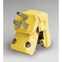 Commercial Grade Straight Blade Plug, Nylon, 15 A, 125 V - Leviton 5256-VA