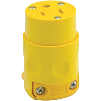 Commercial Grade Straight Blade Connector, 5-15R, Plastic - Leviton 515CV