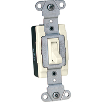 Interrupteurs doux &agrave; borne arri&egrave;re & lat&eacute;rale, avec basculement unipolaire - Leviton 18201-CI