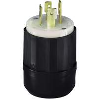 3-Pole 4-Wire Grounding Locking Plug, Nylon, 20 Amps, 250 V, L15-20P - Leviton 2421