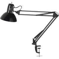 Lampes de bureau &agrave; pince - Bras flexible, 100 W, Incandescente, Pinces serre-joints, Noir - Dainolite Ltd DXL334-X-BK