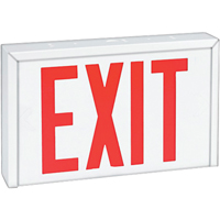 Enseignes sortie Stella - Exit, DEL, 12" lo x 12" la, Anglais - Beghelli SL-E-SP-L-R-U-M