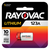 Batterie au lithium, 123, 3 V - Rayovac RL123A-1