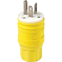 Pris &agrave; lames droites &eacute;tanche Wetguard, Plastique, 20 A, 250 V - Leviton 14W48