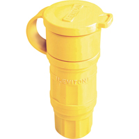 Wetguard Watertight Connector, 6-20R, Plastic - Leviton 15W48