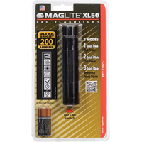 Lampes de poche XL50, DEL, 200 lumens, Piles AAA - Maglite XL50-S3016