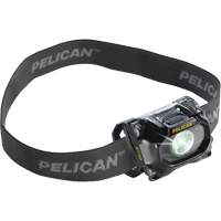 2750 Headlamp, LED, 259 Lumens, 2.3 Hrs. Run Time, AAA Batteries - Pelican 027500-0102-110