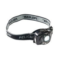 2720 Headlamp, LED, 200 Lumens, 3 Hrs. Run Time, AAA Batteries - Pelican 027200-0101-110