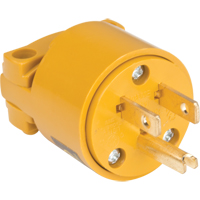 PVC Grounding Plug, Plastic, 15 A, 125 V - Aurora Tools 