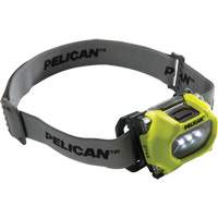 2745 Headlamp, LED, 33 Lumens, 20 Hrs. Run Time, AAA Batteries - Pelican 027450-0103-245