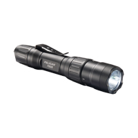 7600 Tactical Flashlight, LED, 944 Lumens, CR123 Batteries - Pelican 076000-0002-110