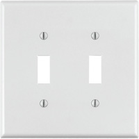 Toggle Switch Wall Plate - Leviton 80709-W