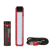 Projecteur de poche USB Rover, DEL, 445 lumens, 2 hres de fonctionnement, Bloc-pile Rechargeable, Plastique - Milwaukee 2112-21