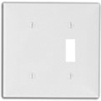 Combinaison plaque murale vide et basculeur - Leviton 80706-W