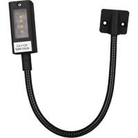 Maplight &agrave; DEL en col de cygne, 1 W, DEL, Col 12", Noir -  