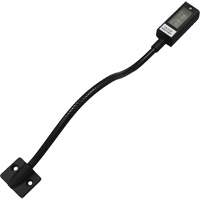 Maplight &agrave; DEL en col de cygne, 1 W, DEL, Col 12", Noir -  