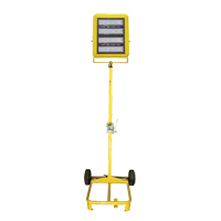 Chariot d'&eacute;clairage &agrave; t&ecirc;te unique avec treuil, DEL, 200 W, 30000 lumens, Boîtier en Aluminium - Lind Equipment LE980LED-CART-W