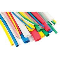 Heat Shrink Tubing, Thin Wall, 1/2', 0.25" (6.4mm) - 0.5" (12.70mm) - 3M FP301-1/2X6ASST