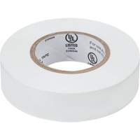 Ruban isolant, 19 mm (3/4") x 18 m (60'), Blanc, 7 mils - Outils Aurora 