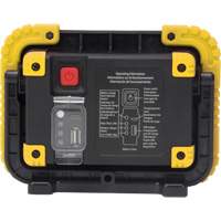 Lampe de travail portative, DEL, 10 W, 1000 lumens, Boîtier en Plastique - Nortech 9800Y