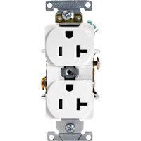 Industrial Grade Duplex Outlet - Leviton 5352-W