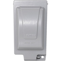 Couvercle vertical de sortie lors de l'usage - Leviton IUM1V-GY