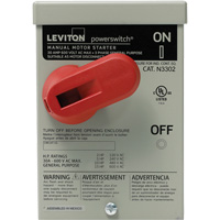 Contr&ocirc;leur manuel pour moteur - Leviton N3302-DS