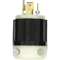 Industrial Grade Locking Plug, Nylon, 30 Amps, 347 V/600 V, L20-30P - Leviton 2771