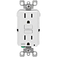 GFCI Decora&reg; Outlet - Leviton GFWR1-W