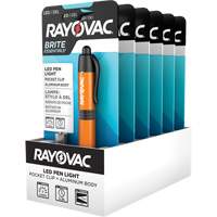 Lampes-stylos Brite Essentials, DEL, 3 lumens, Corps en Aluminium, piles AAA, Compris - Rayovac BEPN1AAA-BTA