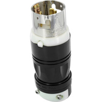 California Style Locking Plug, Nylon, 50 Amps, 120 V/250 V, Non-NEMA - Leviton CS6365C