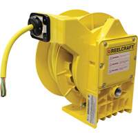 NM400 Heavy Duty Power Cord Reel, 50', SOW, 12 Gauge, 18 A - Reelcraft L NM450 123 X