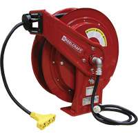 70000 Power Cord Reel, 100', SEOOW, 12 Gauge, 15 A - Reelcraft L 70100 123 9