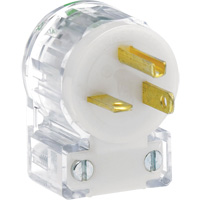 Prise de rallonge &agrave; angle de qualit&eacute; hospitali&egrave;re, Nylon, 20 A, 125 V - Leviton 8315-CAT