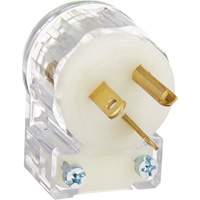 Prise de rallonge &agrave; angle de qualit&eacute; hospitali&egrave;re, Nylon, 20 A, 250 V - Leviton 8415-CAT