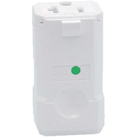 Connecteur de prise de rallonge de qualit&eacute; hospitali&egrave;re, 5-20R, Nylon - Leviton 8359-V