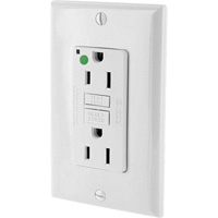 Prise DDFT SmartlockPro tr&egrave;s r&eacute;sistante &agrave; autotest - Leviton GFNT1-HGW