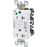 SmartlockPro&reg; Extra Heavy-Duty Self-Test GFCI Receptacle - Leviton GFNL2-HGW
