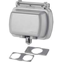 Extra-Duty GFCI & Decora&reg; Wallplate Cover - Leviton 5982-UGY