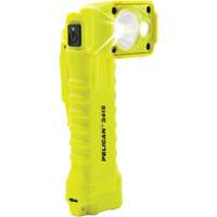 Magnetic Right Angle Flashlight, LED, 336 Lumens, AA Batteries - Pelican 034150-0302-245